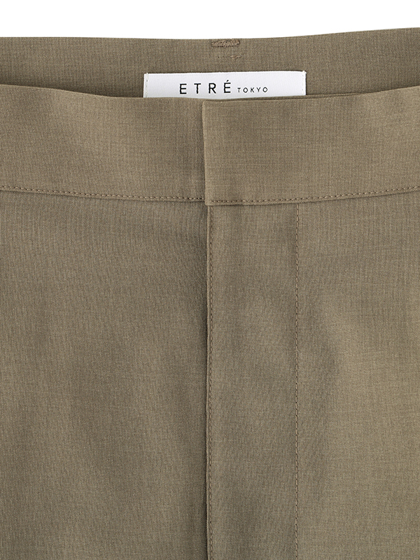 リネンライクエアリータックパンツ