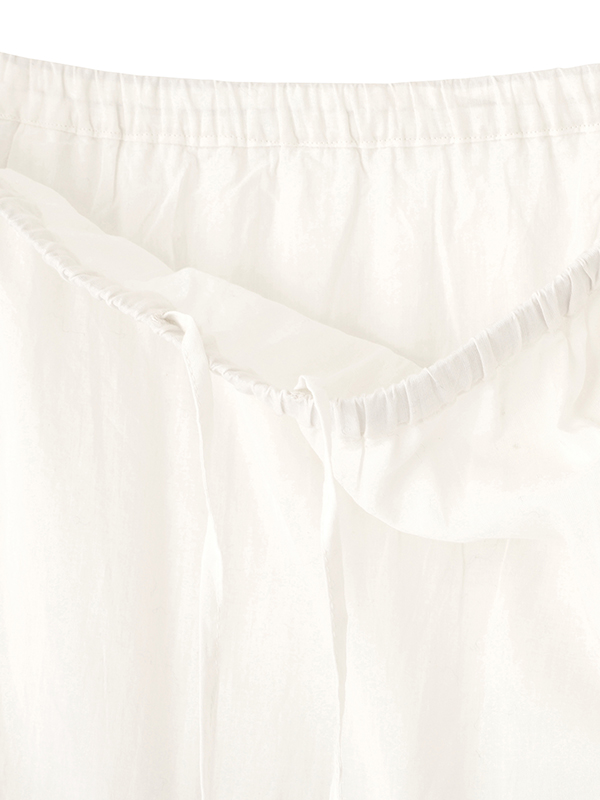 エアリーコットンガーメントダイボリュームスカート