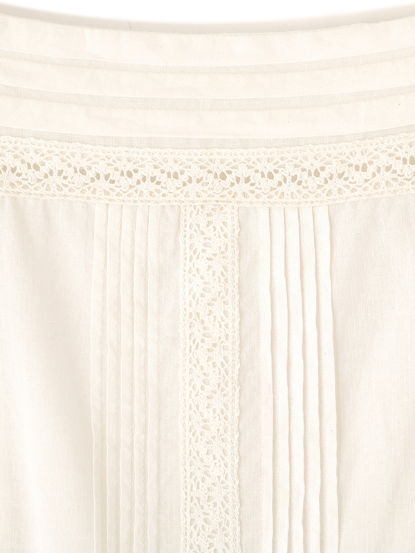 レースコットンキャミワンピース