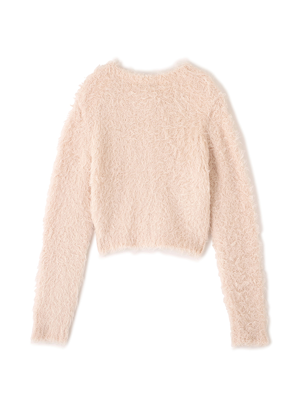 フェザーヤーンニットカーディガン