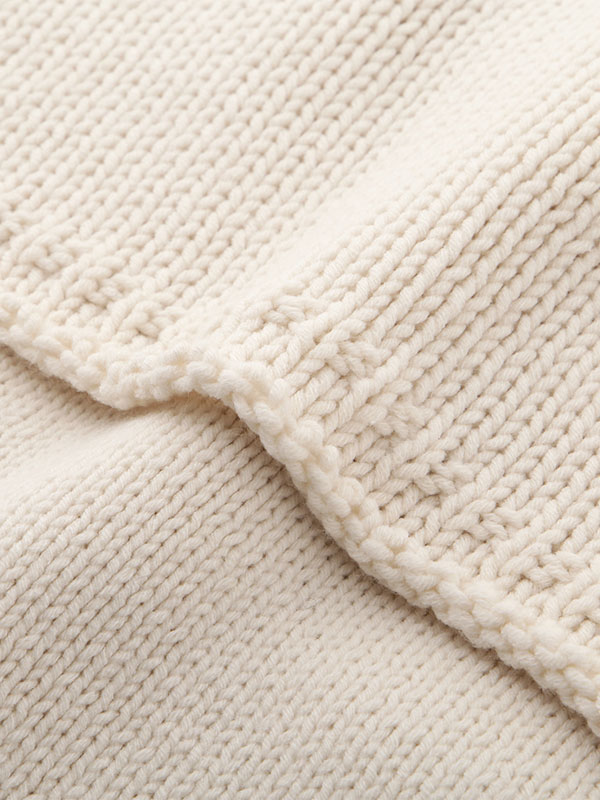 ETRE TOKYO 2ピースアウトリンキングニットプルオーバー 白