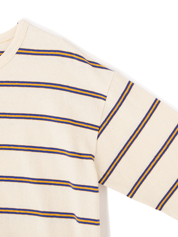 リサイクルコットンボーダーTee(F IVORY): トップス │ ETRE