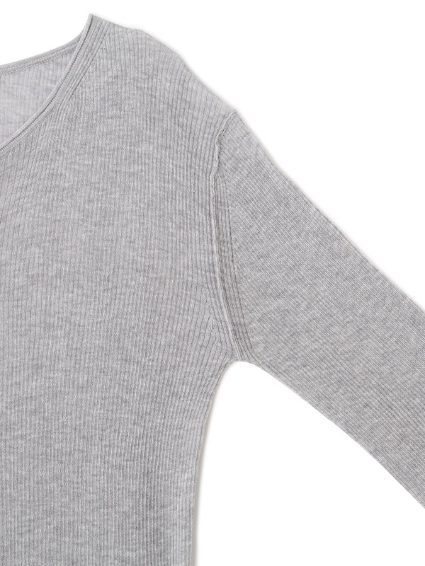 シアーハイゲージニットカーディガン(F WHITE): トップス