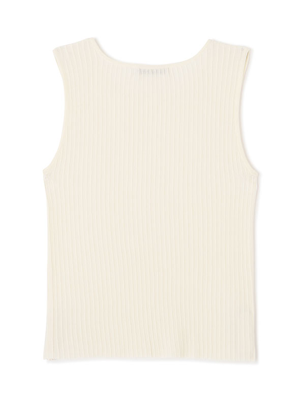 専用品　ライブT×10 私服×10 マルチストライプニットタンクトップ(F IVORY): トップス