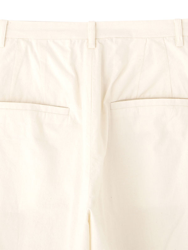 ETRE TOKYO コットンシルクカーヴィーパンツ コットンシルクカーヴィーパンツ(S OFF WHITE): ボトムス