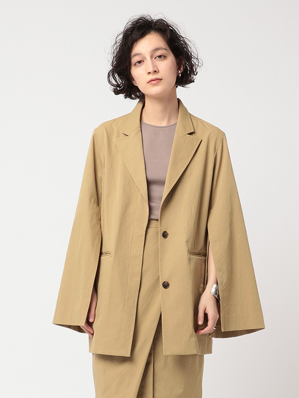 【新品タグ付】ETRE TOKYO スリットスリーブジャケット　UVカット　薄手 スリットスリーブジャケット(S BEIGE): アウター │ ETRE TOKYO
