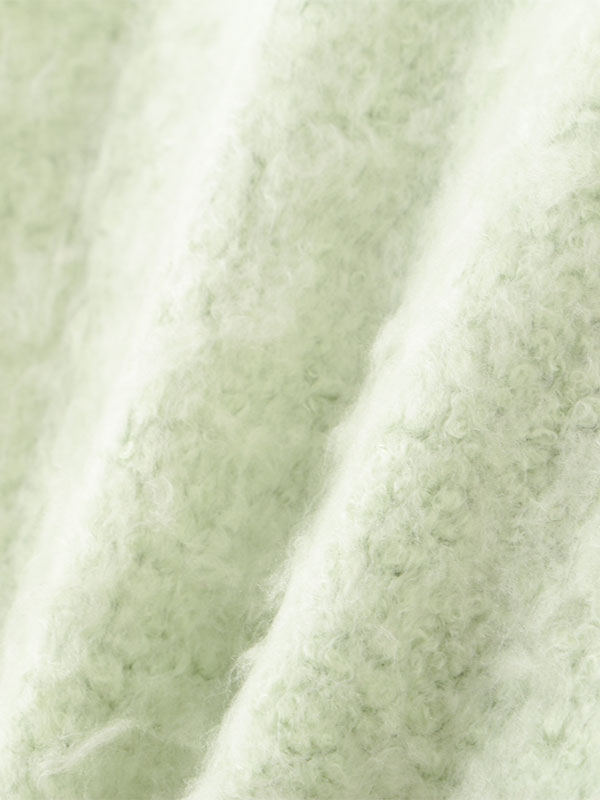 SANTEヘアリーシルクＶネックニットプルオーバー