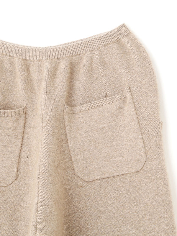 オールニードルニットジョガーパンツ(S BEIGE): ボトムス
