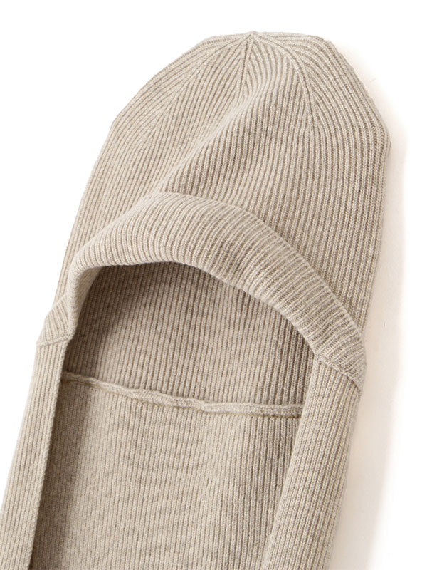 ホールガーメントストールニットキャップ