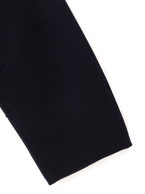 メルトンスタンドネックリバーブルゾン