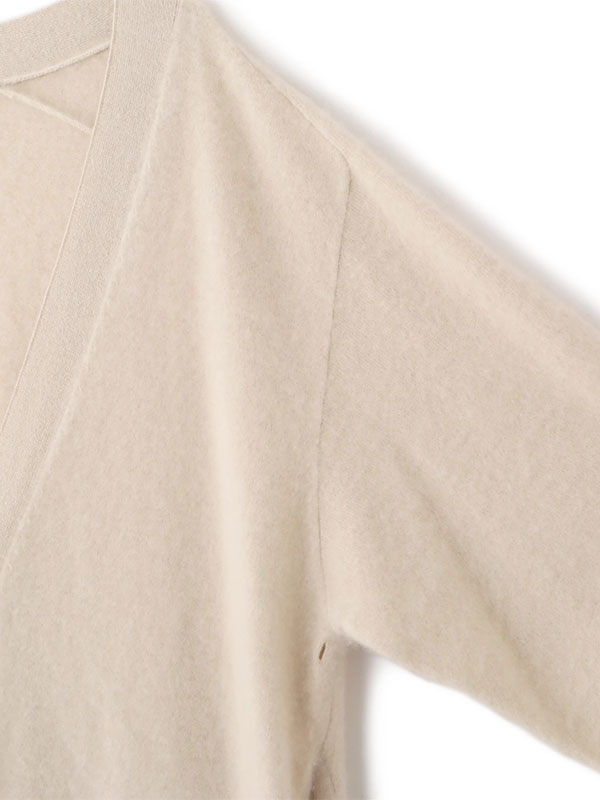 SANTEカシミヤヘアリーニットカーディガン