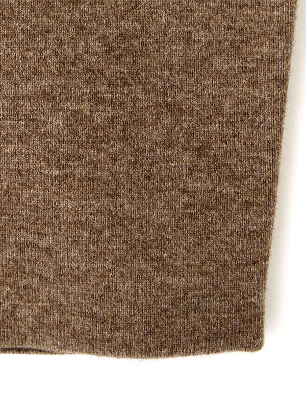 ショルダーパットダブルフェイスニットプルオーバー