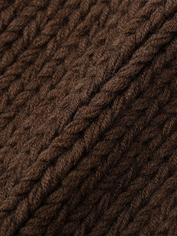 バルキーヤーンハンドニットスヌード