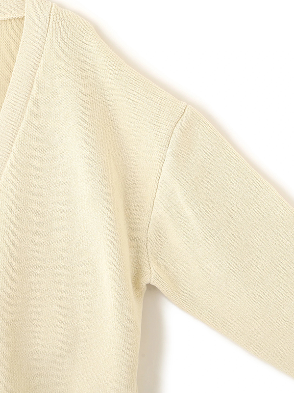 ダブルフェイスＶネックニットカーディガン