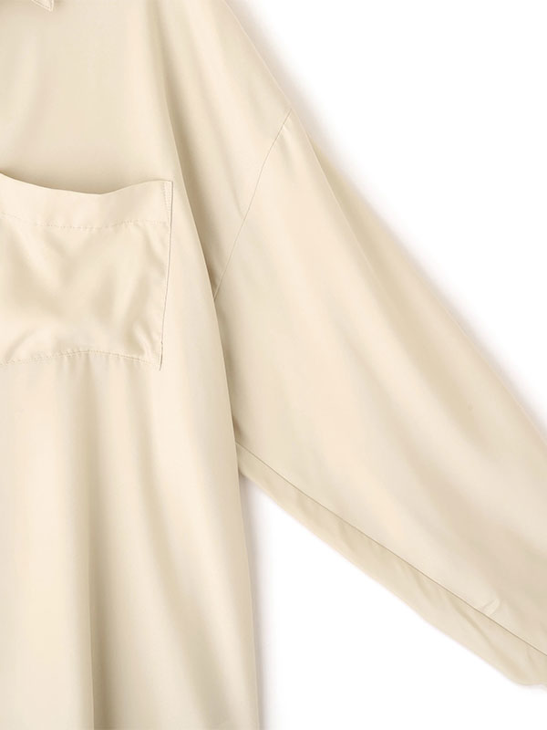 キュプラネクタイオーバーサイズシャツ