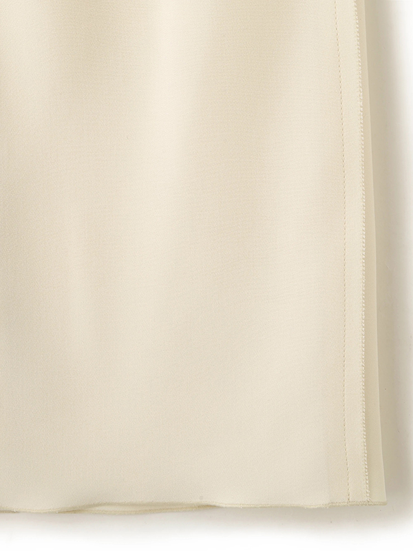 ダブルフェイスIラインスカート