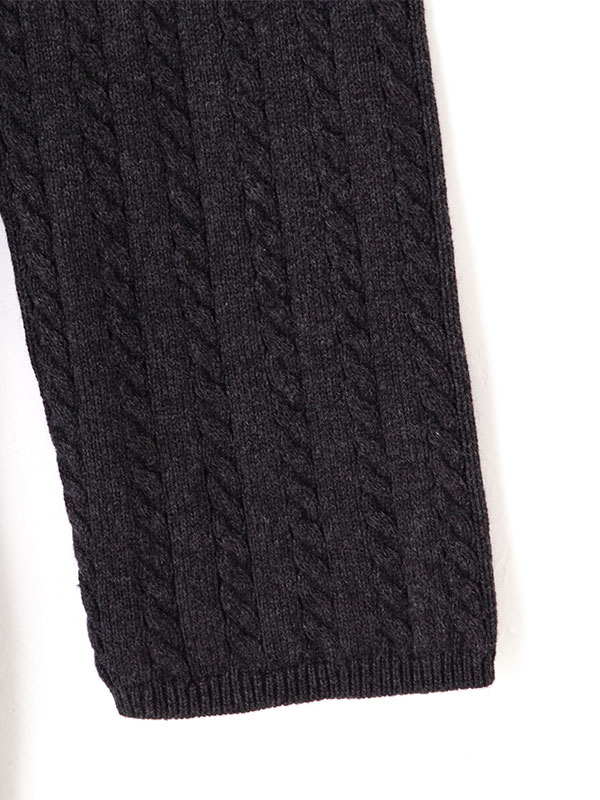 ナローケーブルニットワンピース