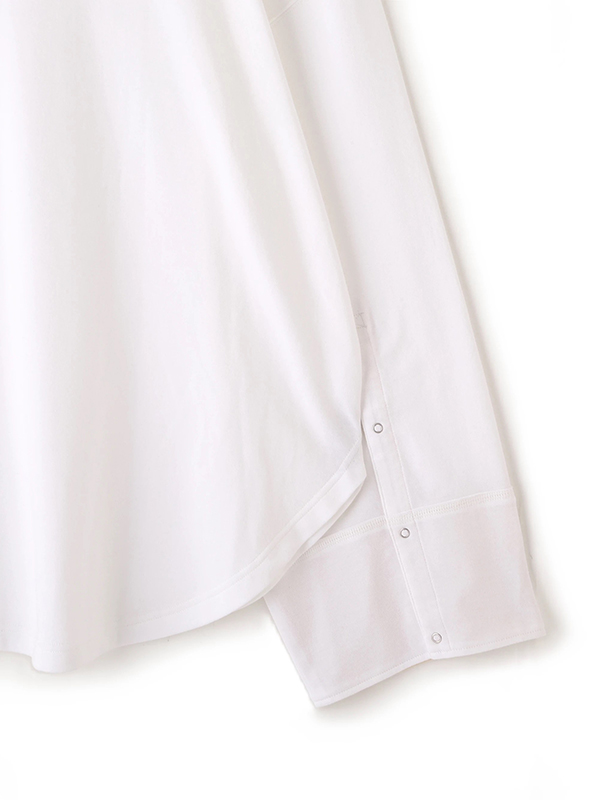 ボートネックカフスロンTee