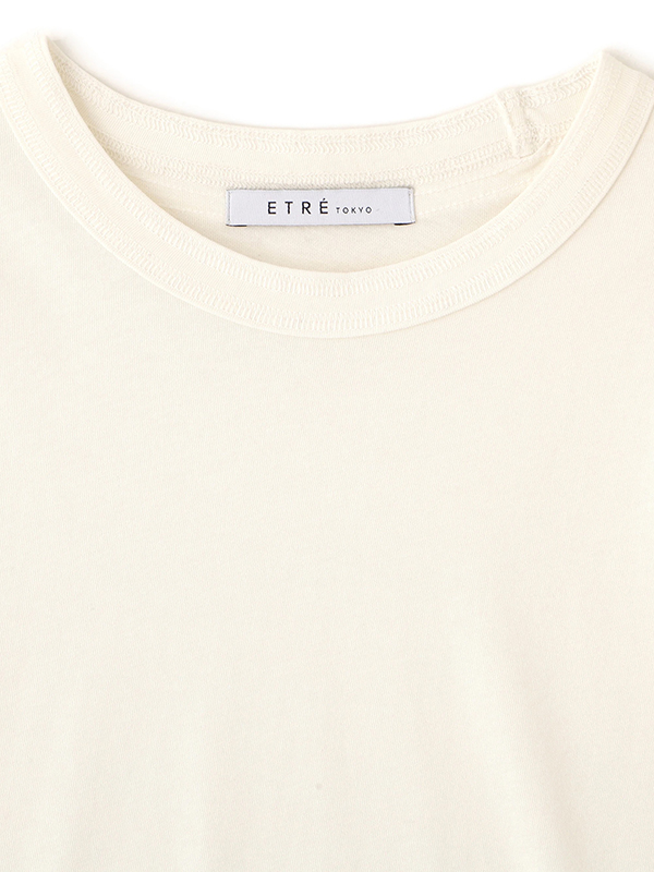 アウトステッチクルーネックロンTee
