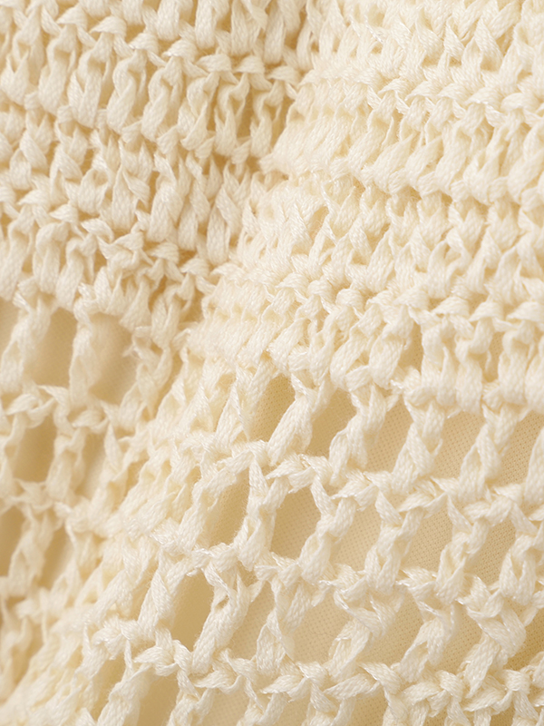 クロシェニットパンツ