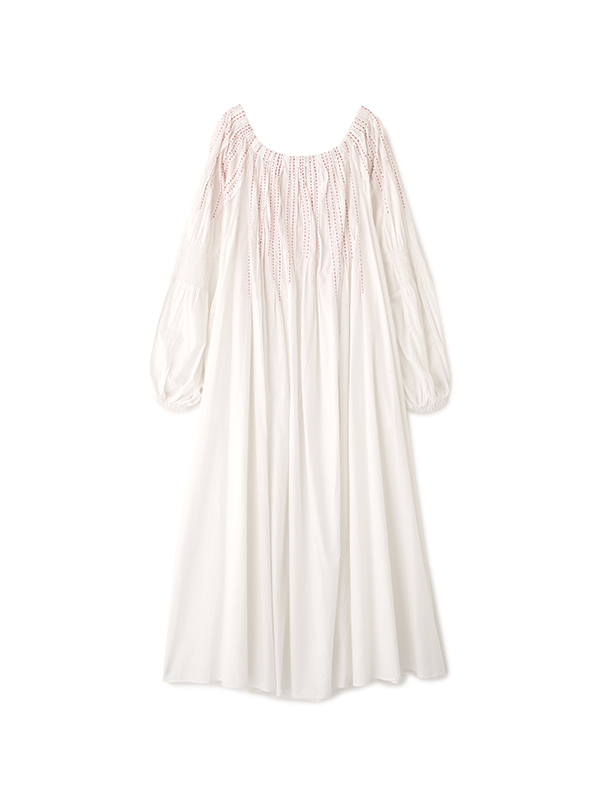 ハンドステッチボリュームワンピース