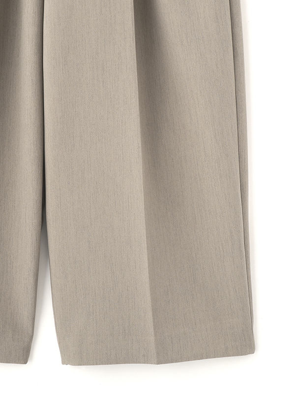 ダブルクロスハイウエストタックパンツ