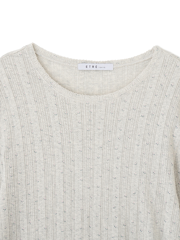 アイレットクル－ネックロンTee