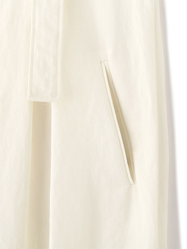 サスペンダーヘムタックカーブパンツ(S WHITE): ボトムス