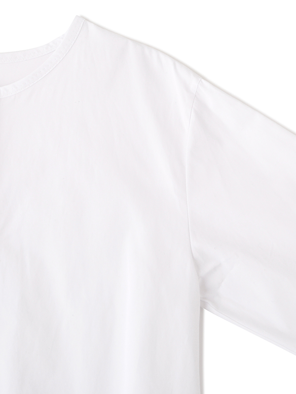 SANTEアクセサリーボタンノーカラーシャツ