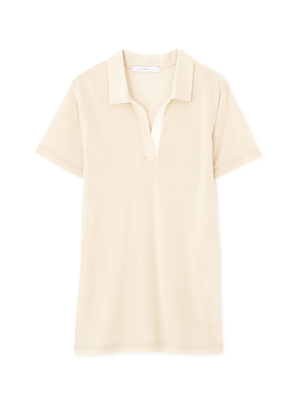 【おトク】 ヘンリーポロレイヤードセットプルオーバー(F BEIGE): トップス トップス