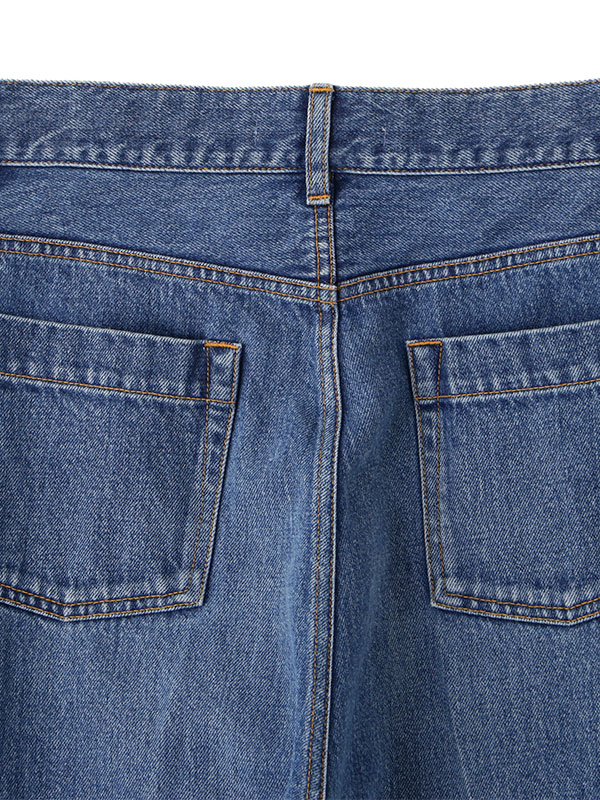 ウエストコードセンタークリースデニム