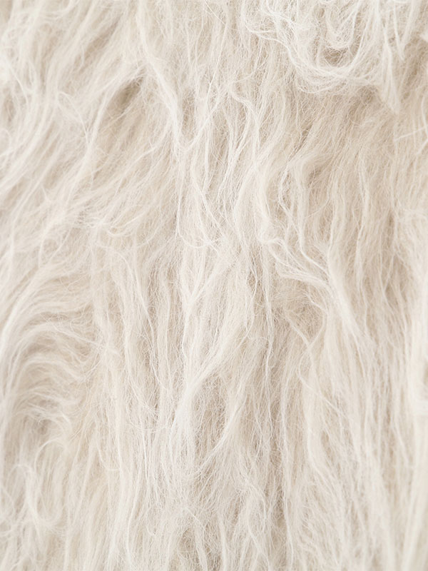 ダブルフェイスヘアリーニットカーディガン