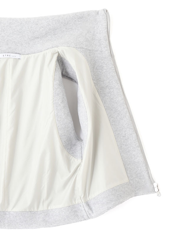 コンパクトフリースベスト(F LIGHT GREY): トップス │ ETRE