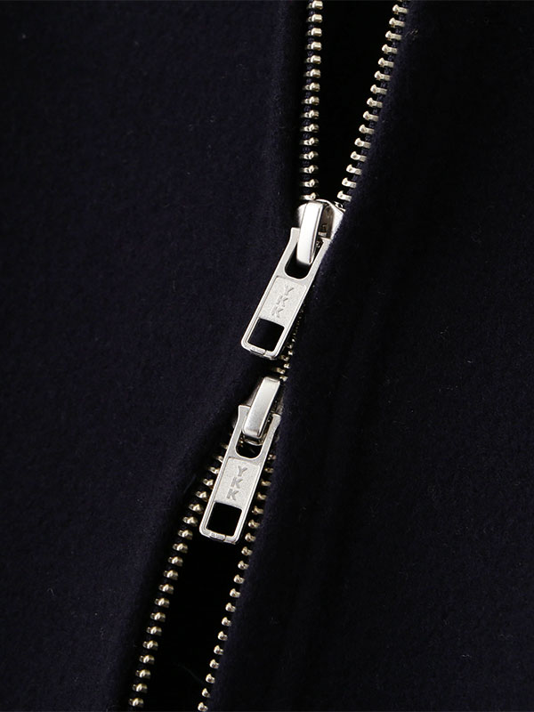 メルトンスタンドネックリバーブルゾン