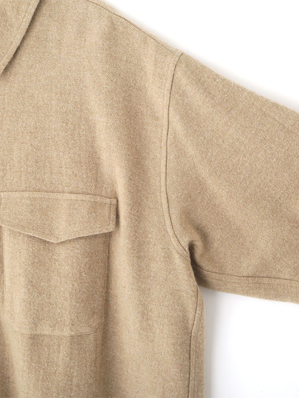 ウールツイルオーバーサイズシャツ