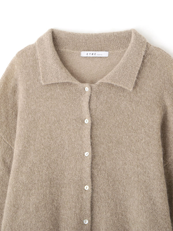 モヘヤニットシャツ