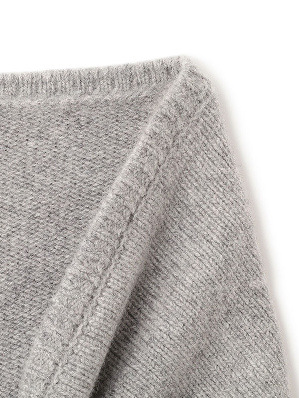 レイヤードニットラップスカート