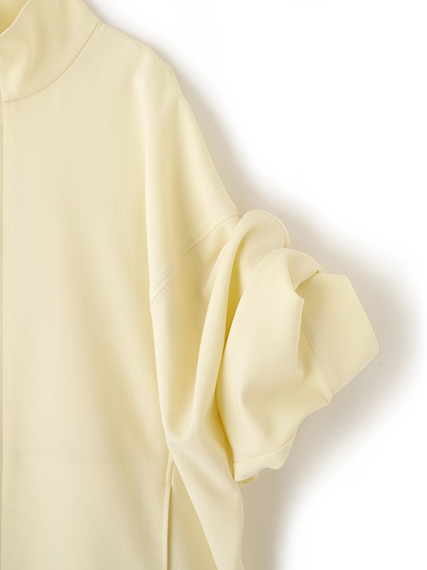 ハイネックドルマンスリーブシャツブルゾン