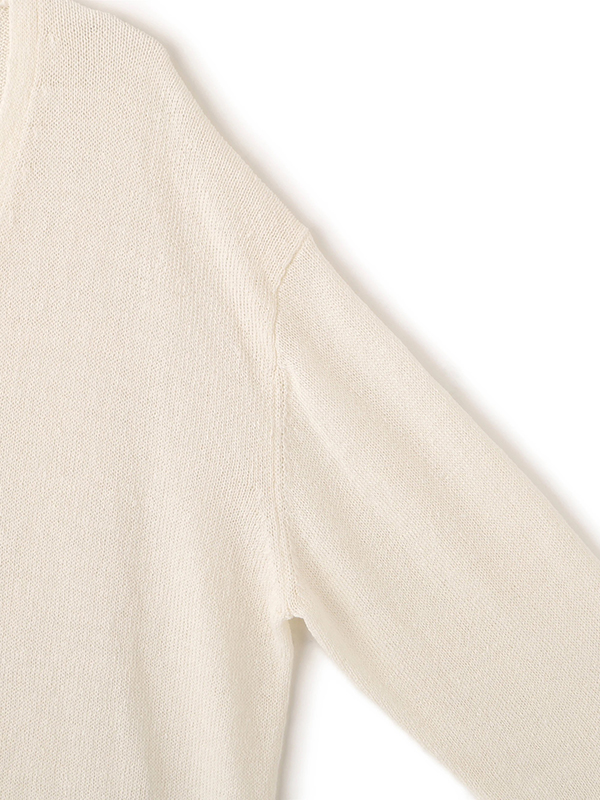 リリヤーンリネンVネックカーディガン