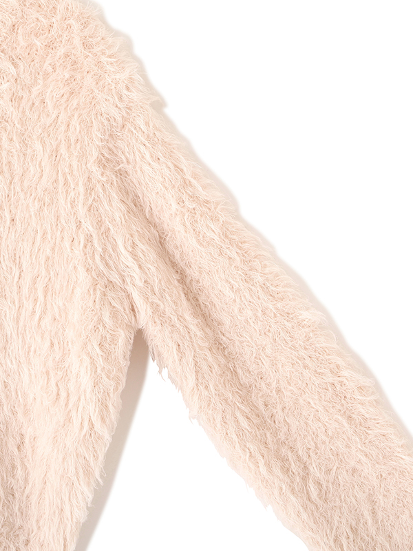 フェザーヤーンニットカーディガン