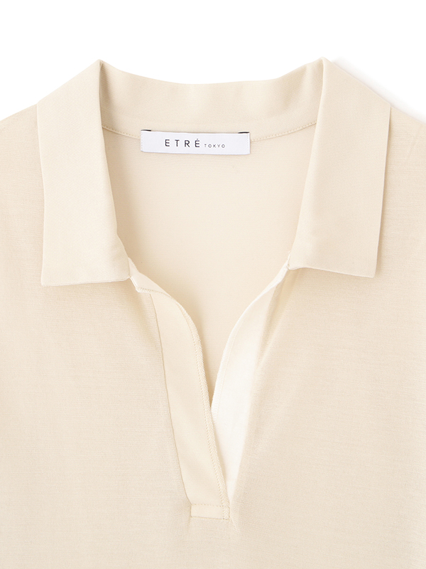 ヘンリーポロレイヤードセットプルオーバー(F BEIGE): トップス