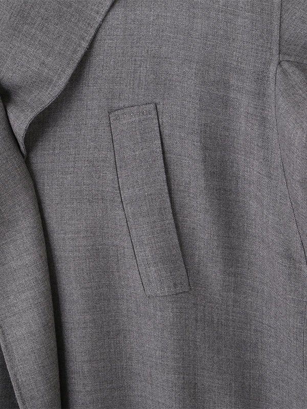 SANTEウーステッドクロークリバーコート