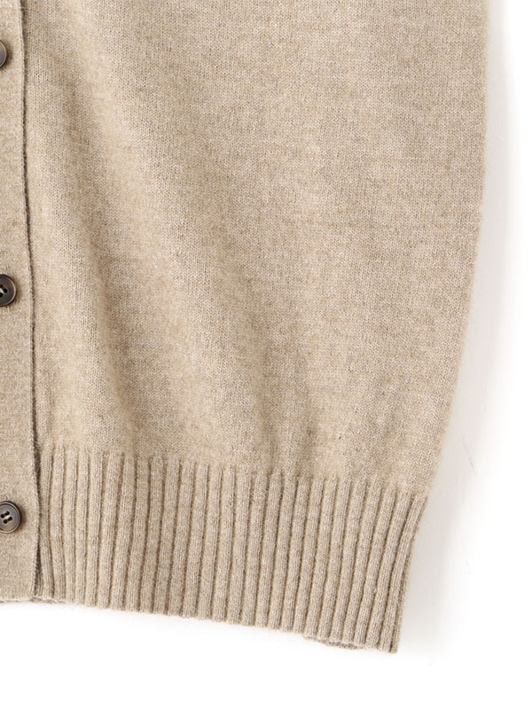 プレーンステッチVネックニットベスト