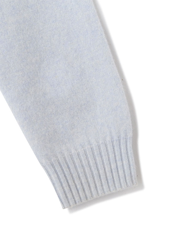 ハーフジップハイゲージニットプルオーバー