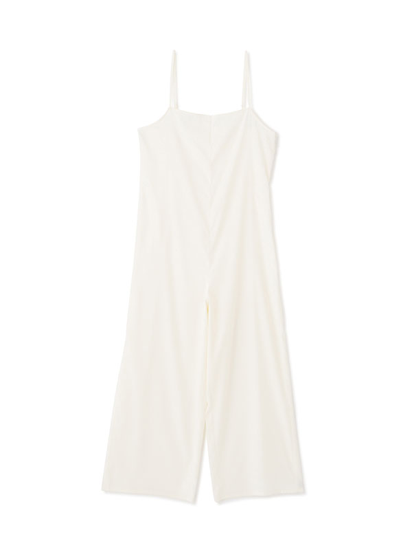 ブラッシュドチュールオールインワン(S OFF WHITE): ワンピース
