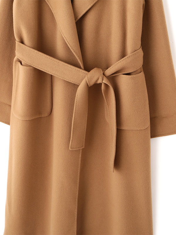 SANTEウールカシミヤフーディーリバーコート