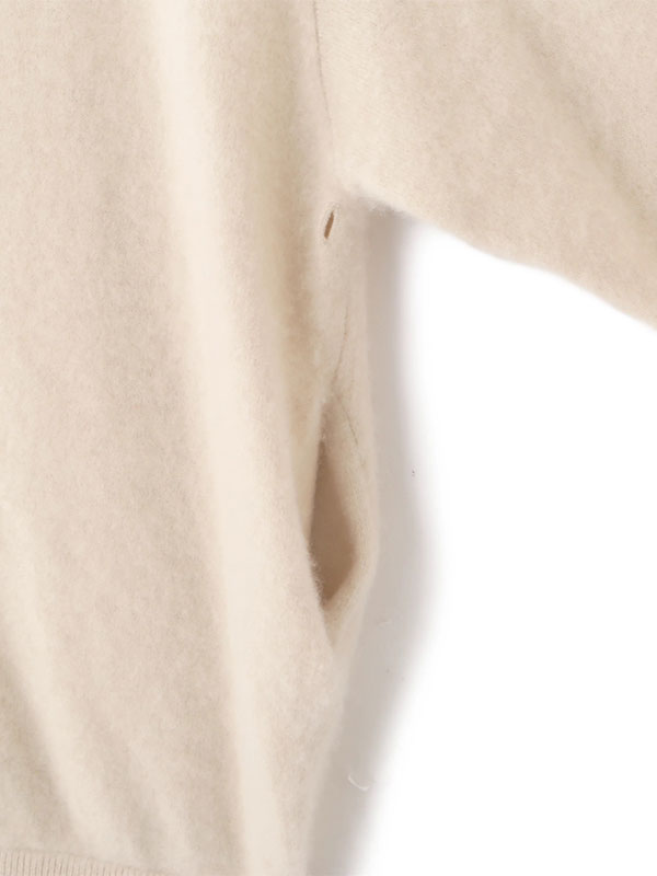 SANTEカシミヤヘアリーニットカーディガン