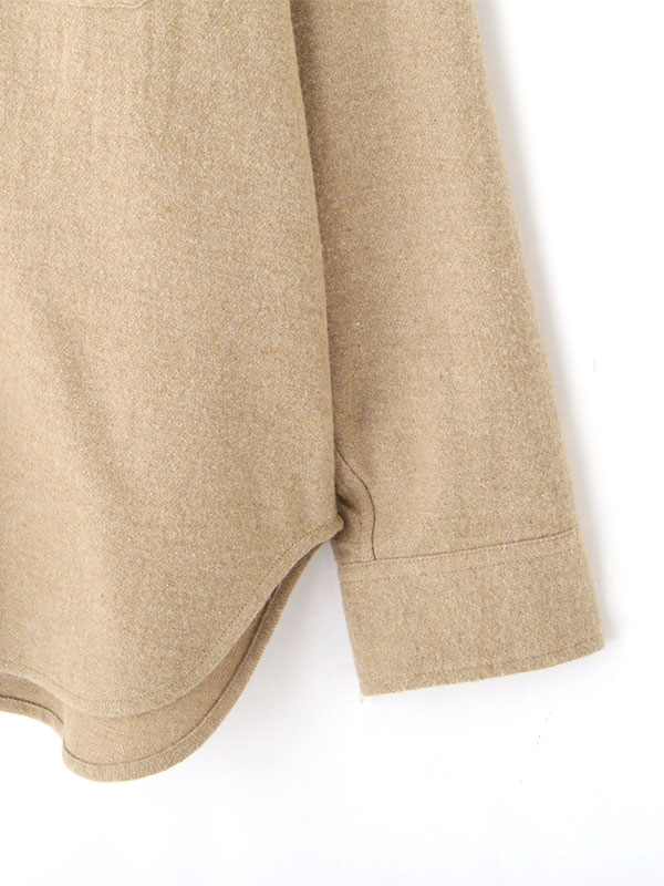 ウールツイルオーバーサイズシャツ