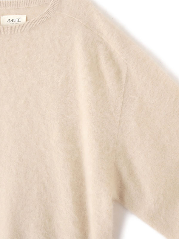 SANTEカシミヤヘアリーニットプルオーバー