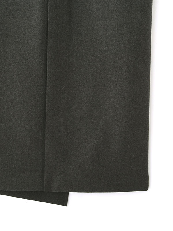 ウーステッドドレープネックワンピース